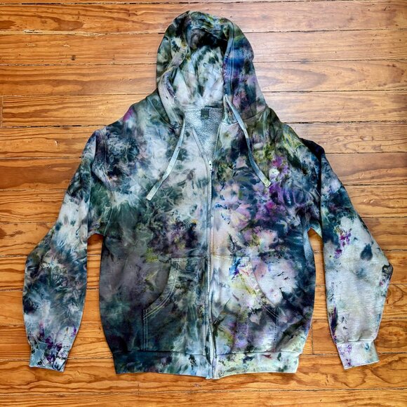 Tultex Tops - Tie Dye Hooded Sweatshirt - Women's - Size M